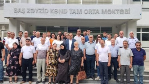 Cavanşir Feyziyev seçicilərlə növbəti görüşünü keçirib – FOTOLAR 