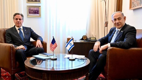 Netanyahu Blinkenlə görüşüb