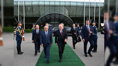Putinin Bakıya səfəri başa çatdı - FOTO