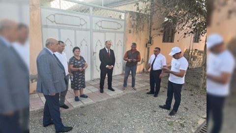 Ceyhun Məmmədov Şəmkirdə seçicilərlə söhbət etdi - FOTO