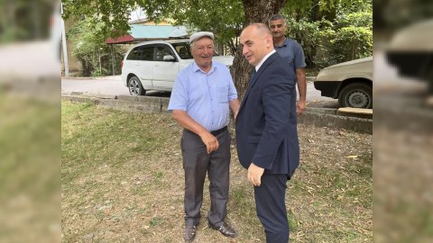 Ceyhun Məmmədovun növbəti görüşü İsmayıllıda oldu - FOTOLAR