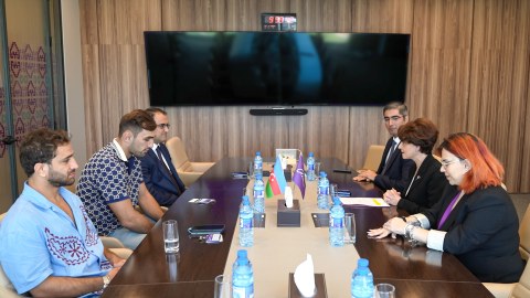 Olimpiya çempionları Azercell-in qonağı oldular - FOTO