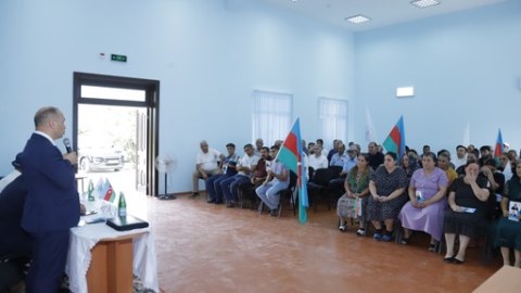 Ceyhun Məmmədovun seçicilərlə növbəti görüşü - FOTO