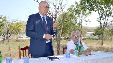 Elçin Mirzəbəyli Gəgəli kəndində və Ağsu şəhərində seçicilərlə görüşüb