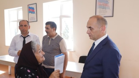 Ceyhun Məmmədovun seçicilərlə növbəti görüşü baş tutub - FOTOLAR