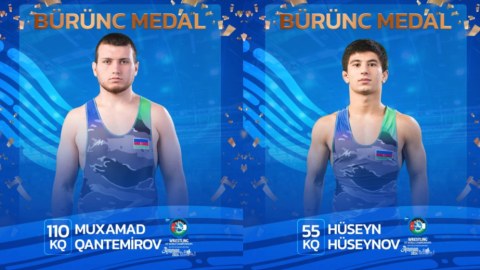 İki güləşçimiz bürünc medal qazandı