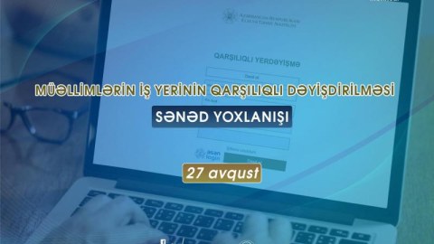 İş yerini dəyişdirmək istəyən müəllimlərin nəzərinə!