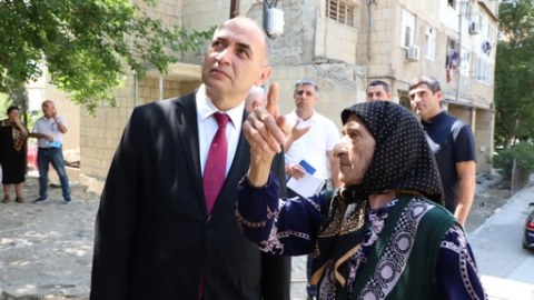 Ceyhun Məmmədov seçicilərin təkliflərini dinlədi - FOTO