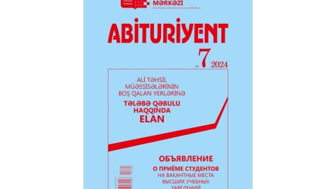“Abituriyent” jurnalının 7-ci nömrəsi 