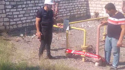 Qazdoldurma məntəqəsinin fəaliyyəti dayandırıldı - VİDEO