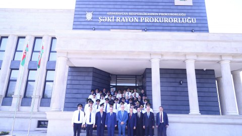 Şəki prokurorluğunun yeni binasının açılışı oldu - FOTO