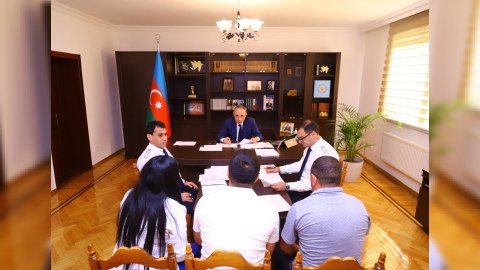 Baş prokuror Şəkidə vətəndaşları qəbul etdi - FOTO