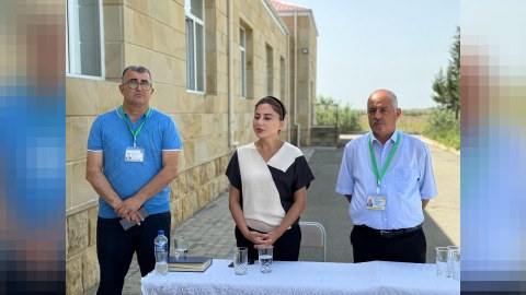 Əminə Ağazadənin seçiciləri ilə səmimi görüşü