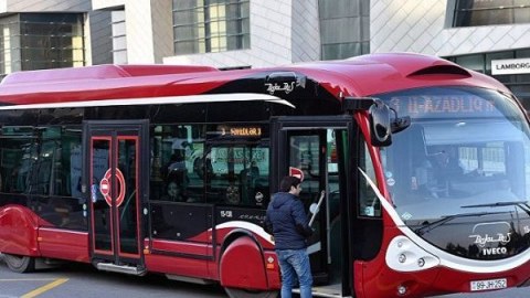 Bəzi marşrut avtobuslarının hərəkət sxemi dəyişdirildi