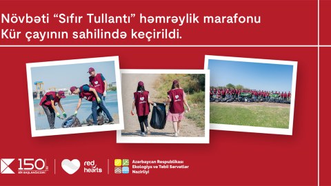 Növbəti “Sıfır Tullantı” həmrəylik marafonu Kür çayının sahilində keçirildi