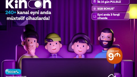 Azercell-dən &ldquo;Kinon&rdquo; videoyayım xidməti
