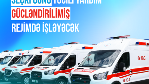 Təcili yardım gücləndirilmiş rejimdə işləyir