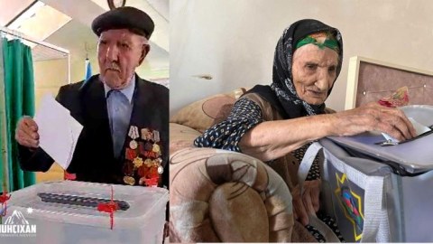 102 yaşlı seçici məntəqədə səs verdi