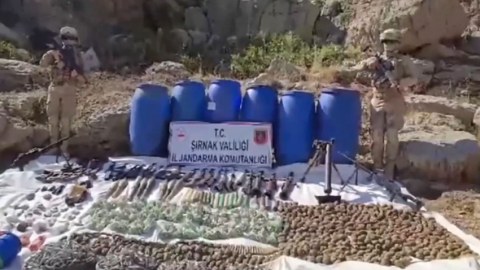 Türkiyədə terrorçuların silah-sursat deposu məhv edildi