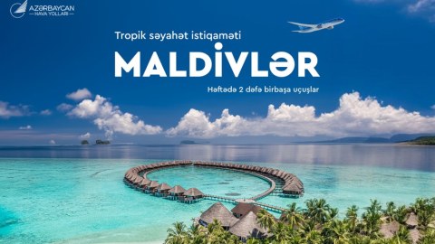 Bakıdan Maldivə birbaşa UÇUŞ