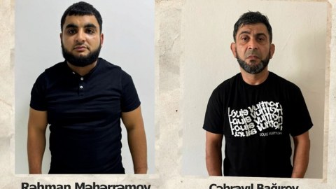 Bakıda 7 marketdən oğurluq edən maskalı şəxslər saxlanıldı