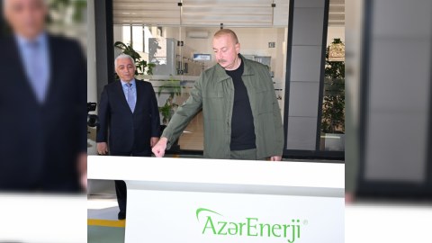 İlham Əliyev Kəlbəcərdə açılış etdi