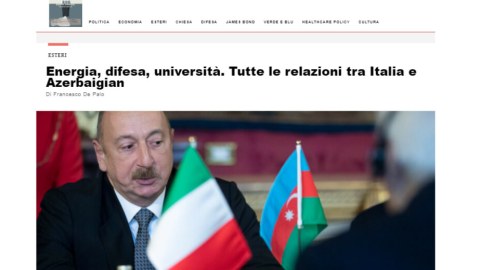 İtaliya qəzeti Azərbaycana strateji əlaqələrdən yazdı