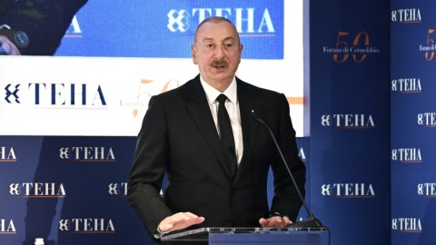 İlham Əliyev Beynəlxalq Çernobbio Forumunda çıxış edib 