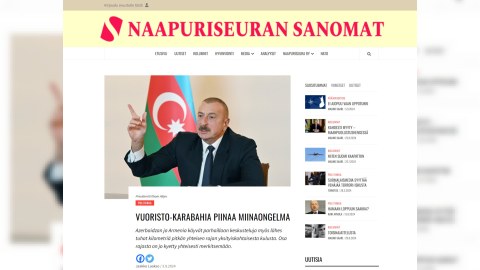 Finlandiya mətbuatında Azərbaycanla bağlı məqalə dərc olundu