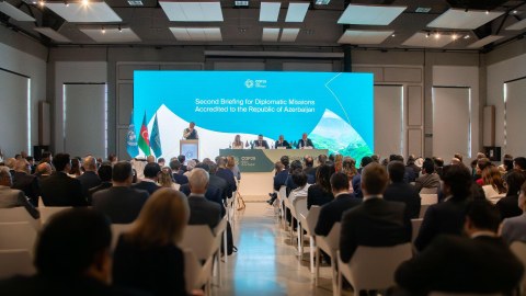 Azərbaycandakı 150-dən çox diplomat brifinqə ÇAĞIRILDI