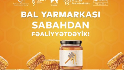 Bal yarmarkasına 120 ton məhsul çıxarılıb