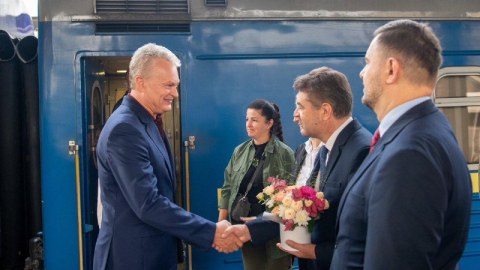 Litva prezidenti Ukraynada