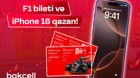 “Bakcell” dən “iPhone 16” qazanmaq şansı!