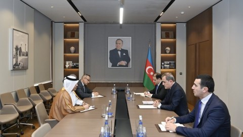 Qətərin yeni səfiri Ceyhun Bayramovun qəbulunda