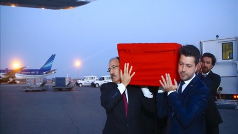 Türkiyəli aktivistin nəşi Bakıdan vətəninə yola salındı