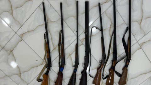 Biləsuvar sakinlərindən silahlar götürüldü
