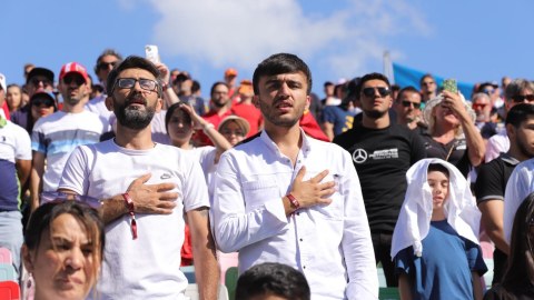 Şəhid ailələri və qazilər "Formula 1"i tribunadan izlədilər