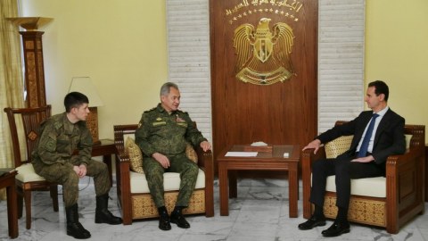 Bəşər Əsəd Şoyqu ilə regional məsələləri müzakirə etdi