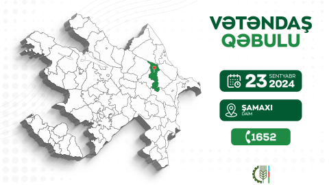 Məcnun Məmmədov Şamaxıda vətəndaşları qəbul edəcək