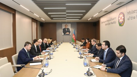 Ceyhun Bayramov ABŞ rəsmisi ilə&nbsp;sülh sazişini müzakirə edib - FOTO