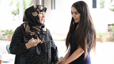 Leyla Əliyeva Mübariz İbrahimovun ailəsini ziyarət etdi - FOTO
