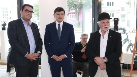 Almaniyada rəsm sərgisində azərbaycanlı rəssamların əsərləri - FOTO
