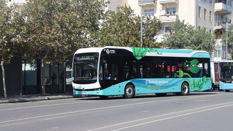 COP29 zamanı Bakıda 350 elektrik avtobusu işləyəcək