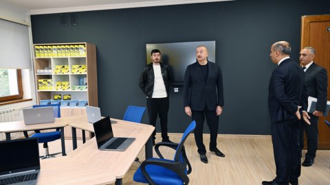 Prezident İlham Əliyev Xankəndidə - FOTOLAR