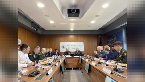 Kərim Vəliyev İtaliyada NATO Müdafiə Kollecində olub