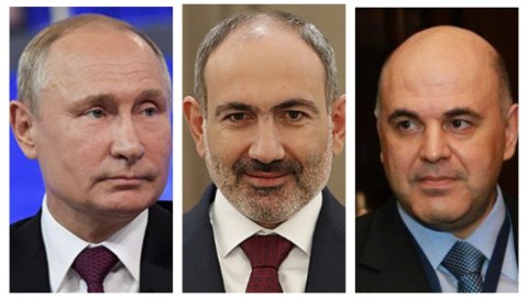 Putin Paşinyana təbrikində Rusiya-Ermənistan dostluğundan YAZIB
