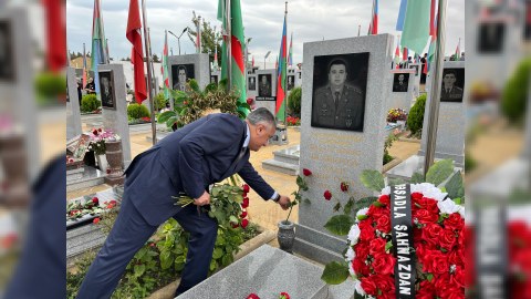 Abşeronda şəhidlərimiz yad edildi - FOTO