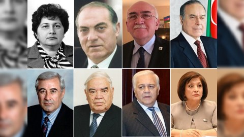 Parlamentin spikerləri - Elmira Qafarovadan Sahibə Qafarovayadək...