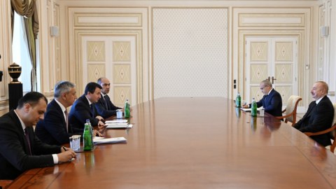 İlham Əliyev Xocayevi&nbsp;qəbul etdi