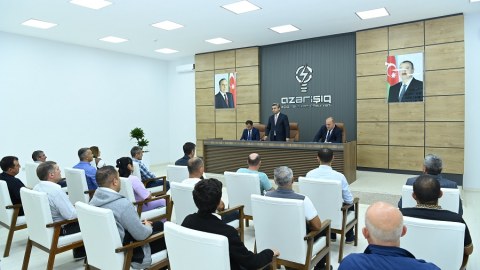 “Azərişiq” Füzulidə sahibkarlarla görüş keçirib - FOTO
